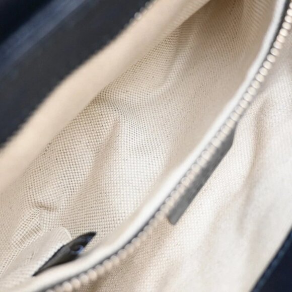 GUCCI GG Pattern Marmont Chain Shoulder Bag Canvas Leather Green SHW - Picture 10 of 16